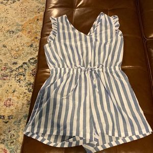 Striped romper